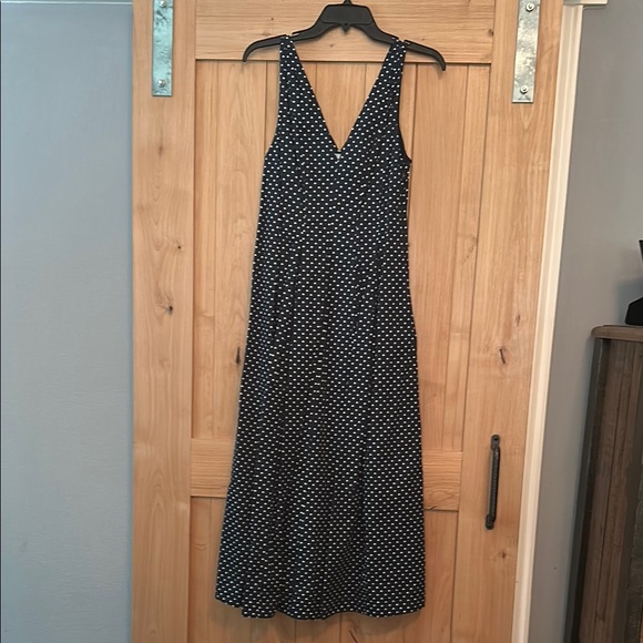 *SOLD* Hill House Womens Jacqueline Cotton Satin Polka Dot Dress - Size S - Picture 8 of 11